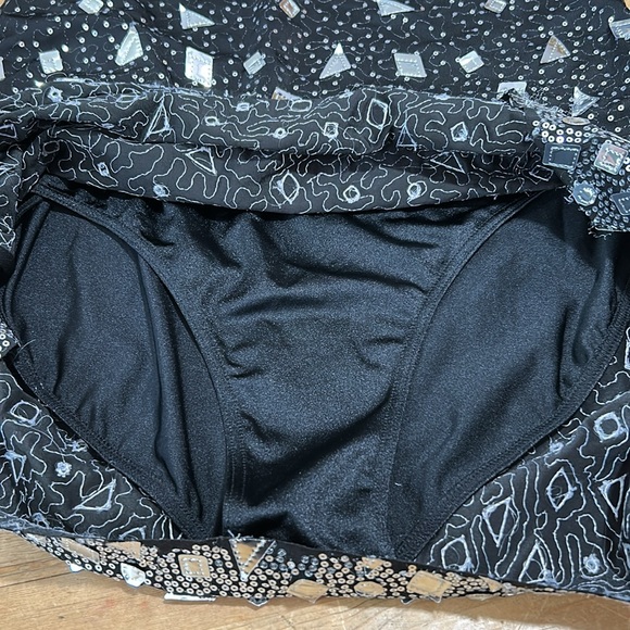 Weissman XLA Dance Costume Black Silver - Picture 8 of 8